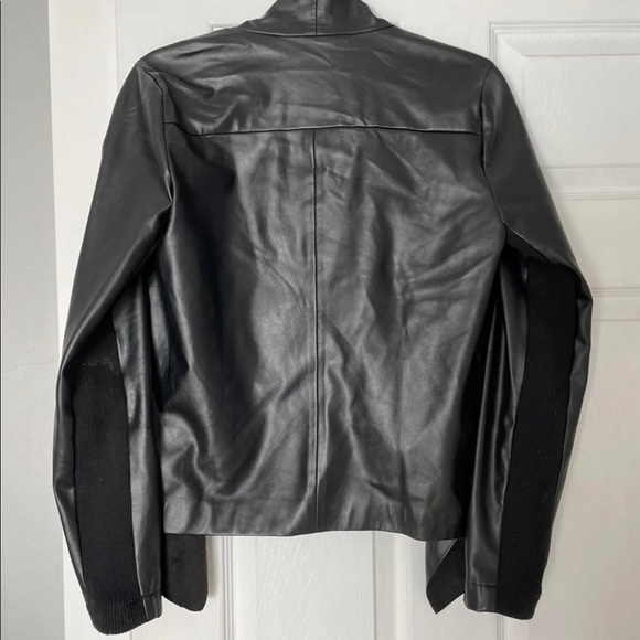 BB Dakota Black Leather Jacket - Small - Picture 3 of 5